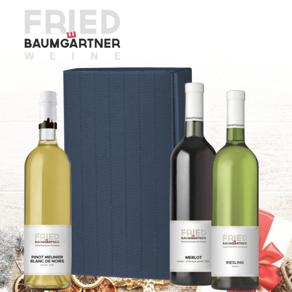 3er Geschenk Paket Weingut Fried Baumgärtner