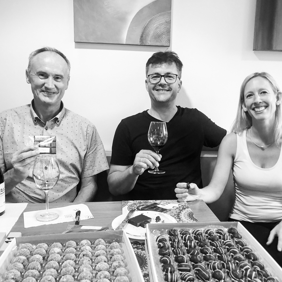 Foto Wein meets Schokolade mir Eberhard Schell